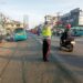Pelayanan Pengaturan Lalulintas Pagi hari  Unit Lalulintas Polsek Cisaat