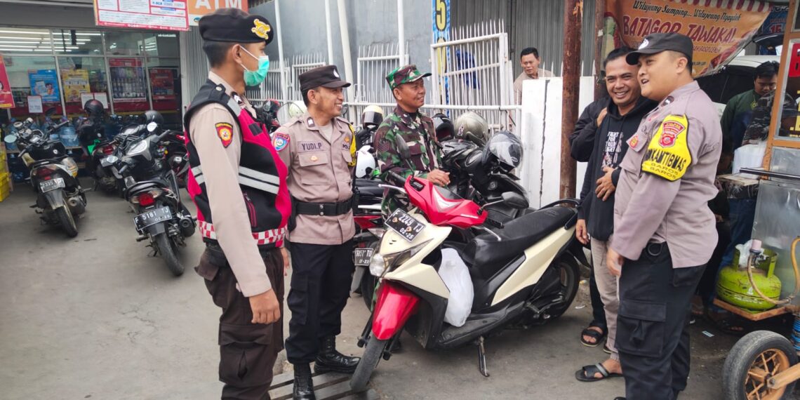 Polsek Baros Himbauan Kamtibmas Kepada Warga Masyarakat Agar Lebih Waspada Terhadap Pencurian Kendaraan.