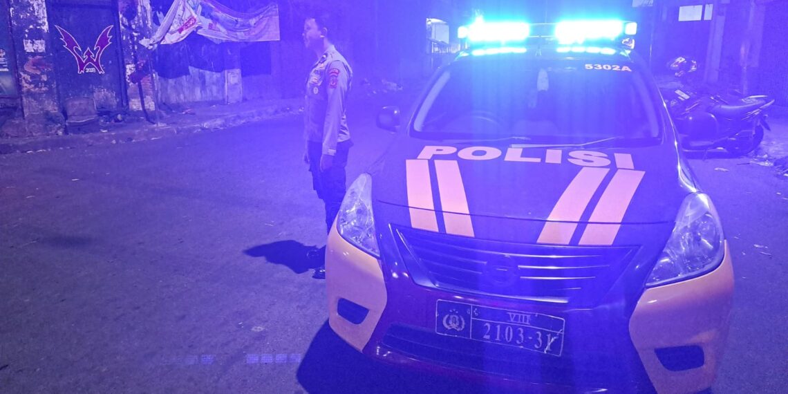 Polsek Citamiang Tingkatkan Patroli Strong Point Antisipasi Gangguan Kamtibmas Di Malam Hari