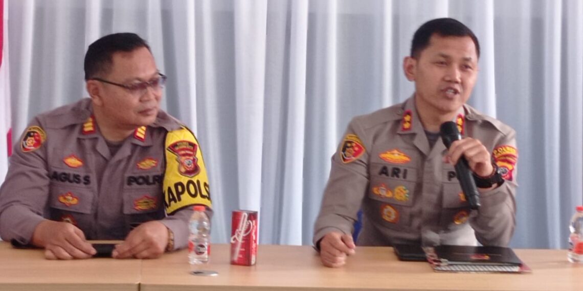 Kapolres Sukabumi Kota AKBP Ari Setyawan Wibowo SH, S.I.K, M.Si, mengunjungi SMK Bina tehnik untuk berikan penyuluhan