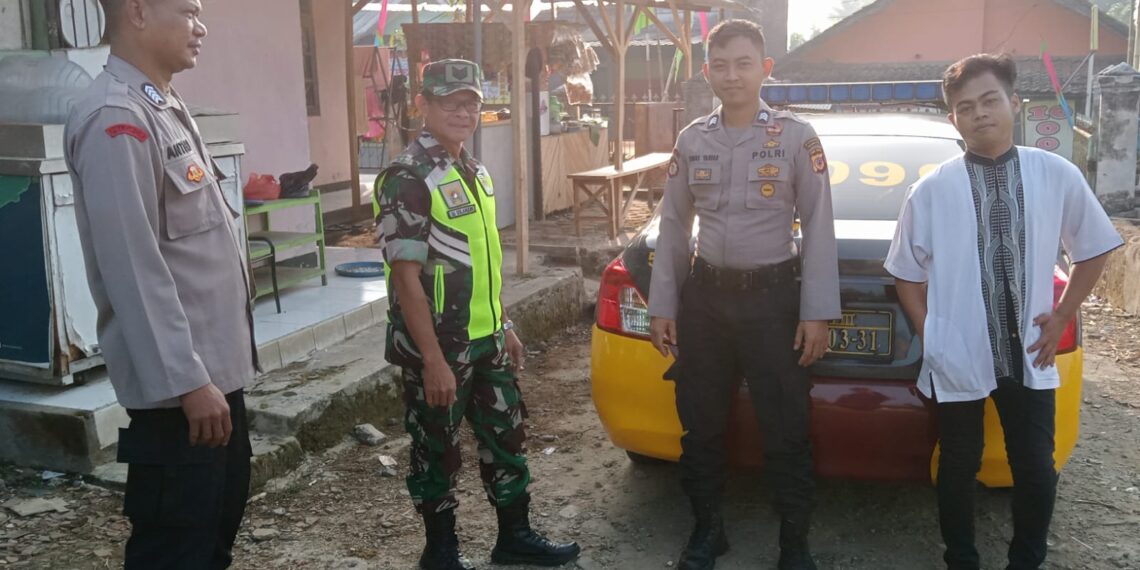 Kapolsek Cisaat gelar Patroli Bersama dengan Babinsa