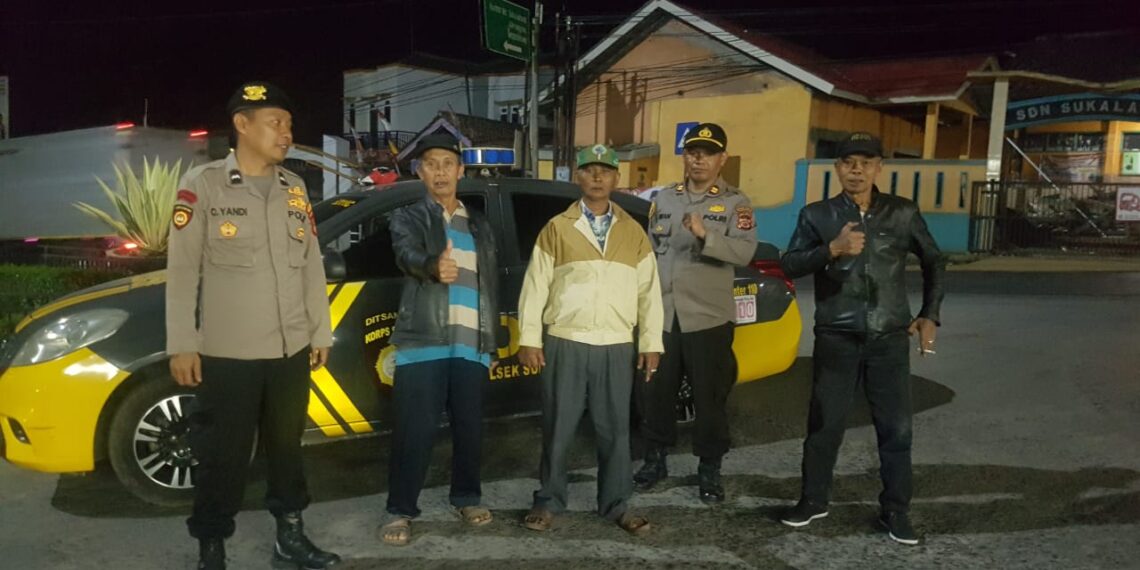 Patroli Kegiatan Rutin Yang Ditingkatkan KRYD Strong Point Malam Minggu Wujudkan Situasi Kamtibmas Yang Aman