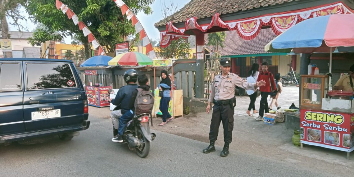 Polsek Cireunghas Laksanakan Pelayanan Prima Gatur Lalin