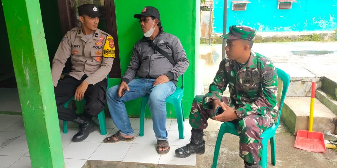 SINERGITAS TNI-POLRI MELAKSANAKAN SAMBANG / SILATURAHMI KAMTIBMAS