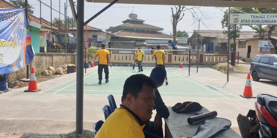 Olahraga Pagi Setiap Jumat, Jaga Kebugaran Fisik Anggota Polsek Gunungguruh