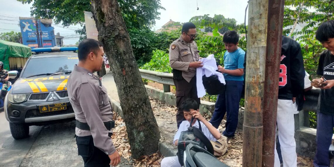 Polsek Cibeureum Antisipasi Tawuran Antar Pelajar