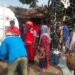 Sinergitas TNI-Polri Melaksanakan Giat Monitoring Pembagian Air bersih
