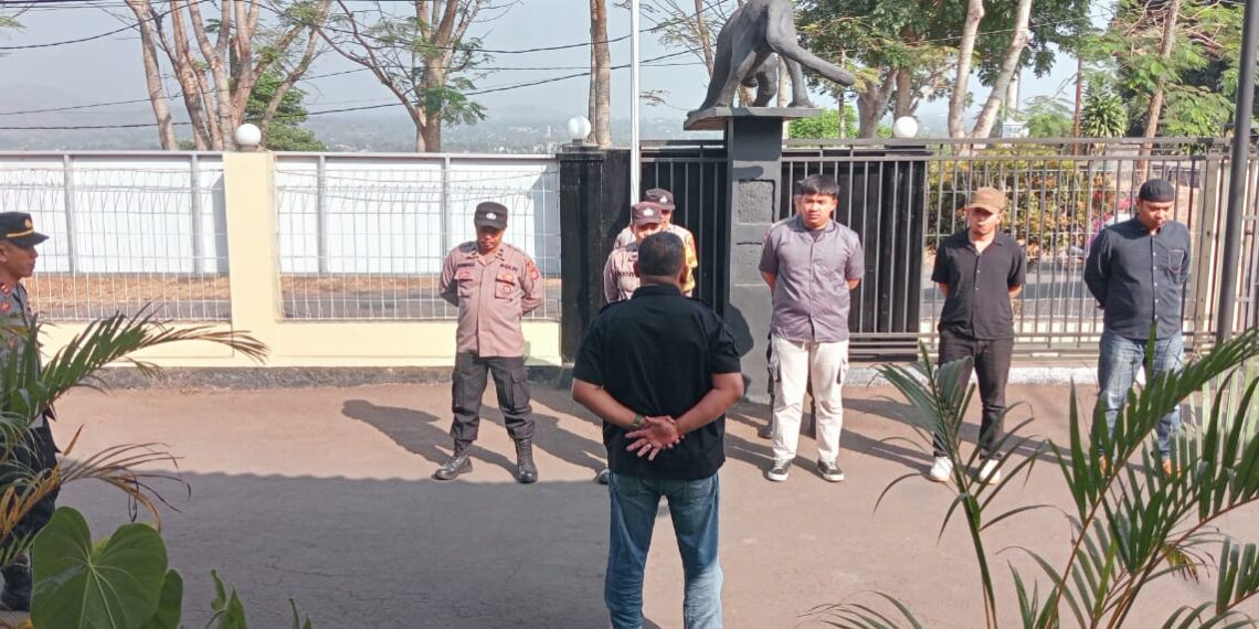 Polsek Citamiang Gelar Apel Pagi Sebagai Bentuk Kedisiplinan.