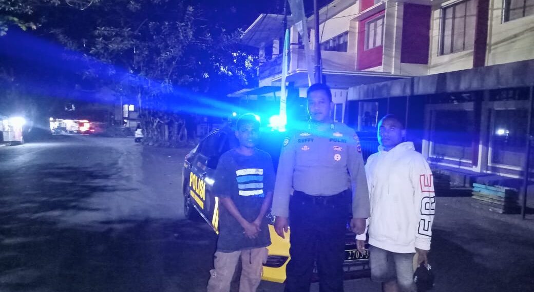 Tingkatkan Patroli malam Polsek Cisaat Ciptakan Situasi Kamtibmas
