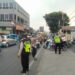 Antisipasi Kemacetan, polsek sukalarang Gelar Gatur Pagi Masuk Karyawan Pabrik