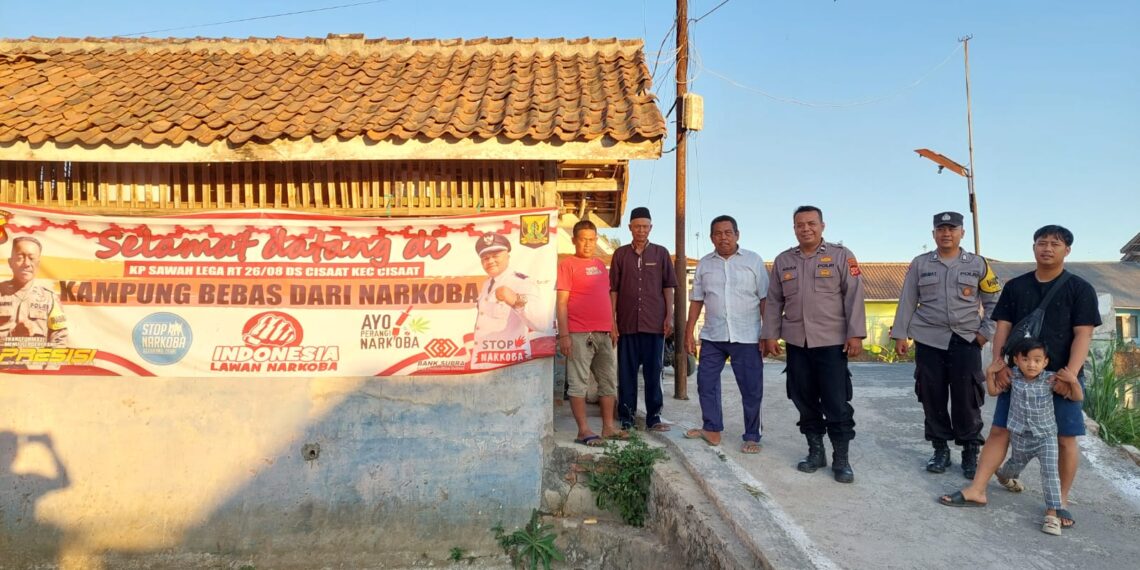 Polsek Cisaat Gelar Penyuluhan dan dilogis dengan warga Kampung Bebas Narkoba,Wujudkan wilayahnya bebas Narkoba