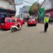 Polsek Warudoyong Gatur Lalu Lintas Paska melintas Kereta Api Pangrango