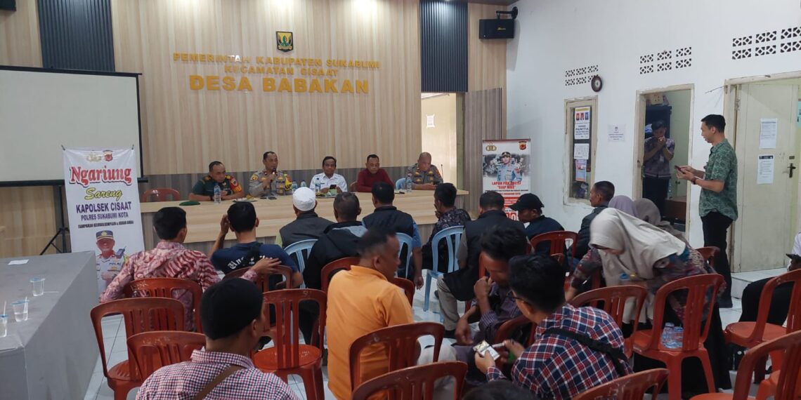 Polsek Cisaat  gelar  “Ngariung Sareng Kapolsek”