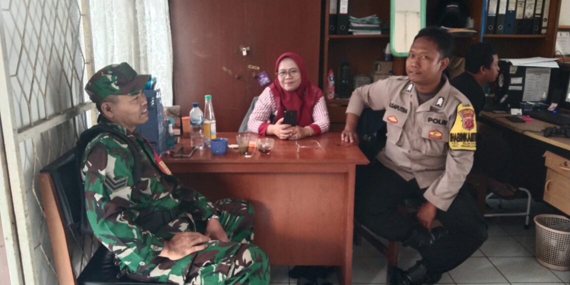 Bhabinkamtibmas dan Babinsa Laksanakan Sambang ke Kantor Kelurahan