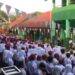 STOP BULLYING DAN SEHARI MEMELUK AYAH IBU, PS. PANIT I BINMAS POLSEK BAROS JADI PEMBINA UPACARA BENDERA DI SDN GENTENG .