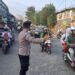Polsek Citamiang Lakukan Gatur Pagi Hari Sebagai Bentuk Pelayanan Kepada Masyarakat