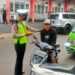 Polsek Warudoyong Gatur Lalu lintas pagi