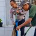 Sambut Hari Lalulintas Bhayangkara ke-68, Polantas di Sukabumi Gelar Aksi Bersih-bersih Masjid dan Gereja