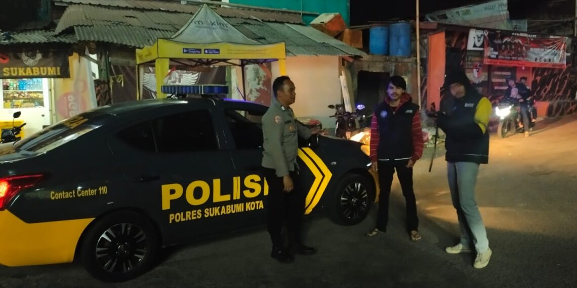 Polsek Citamiang Gelar Patroli KRYD, Antisipasi Terjadinya Gangguan Kamtibmas