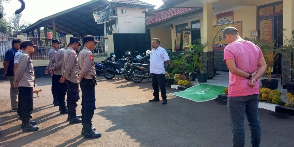 Gelar Apel Pagi Polsek Citamiang Sebagai Bentuk Kedisiplinan
