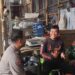 Sinergitas TNI-POLRI Bhabinkamtibmas bersama Babinsa sambang dan Dialogis Tokoh Masyarakat.