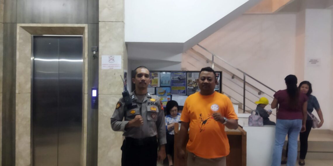 Polsek Citamiang Laksanakan pengamanan Minggu kasih dan pengamanan Gereja