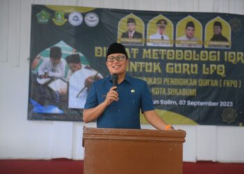 Wali Kota Sukabumi Hadiri Diklat Metodologi Iqra Guru TPQ Se-Kota Sukabumi