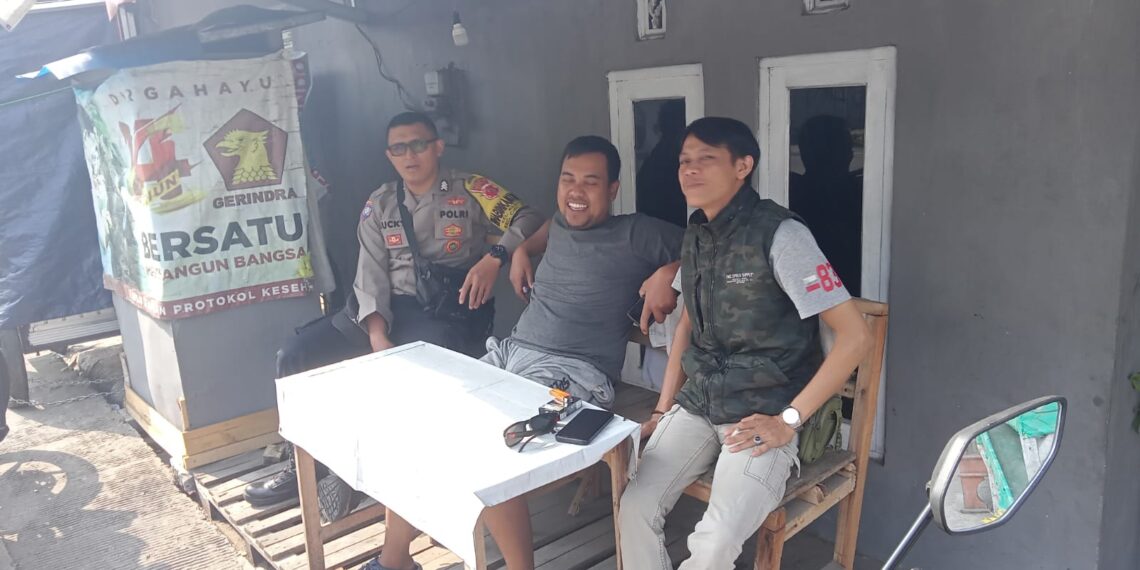 Bhabinkamtibmas Polsek Cibeureum Sambangi Warga Binaan Wirausaha Dan Beri himbauan Kamtibmas