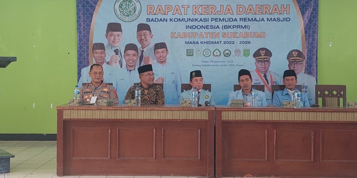Kapolsek Cisaat Hadiri Rapat Kerja Dewan Pengurus Daerah BKPRMI Tahun 2023