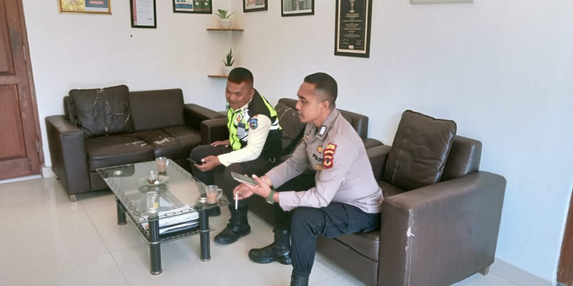 Jaga Kondusifitas,Unit Samapta Polsek Cireunghas Binluh Security PT.KAI