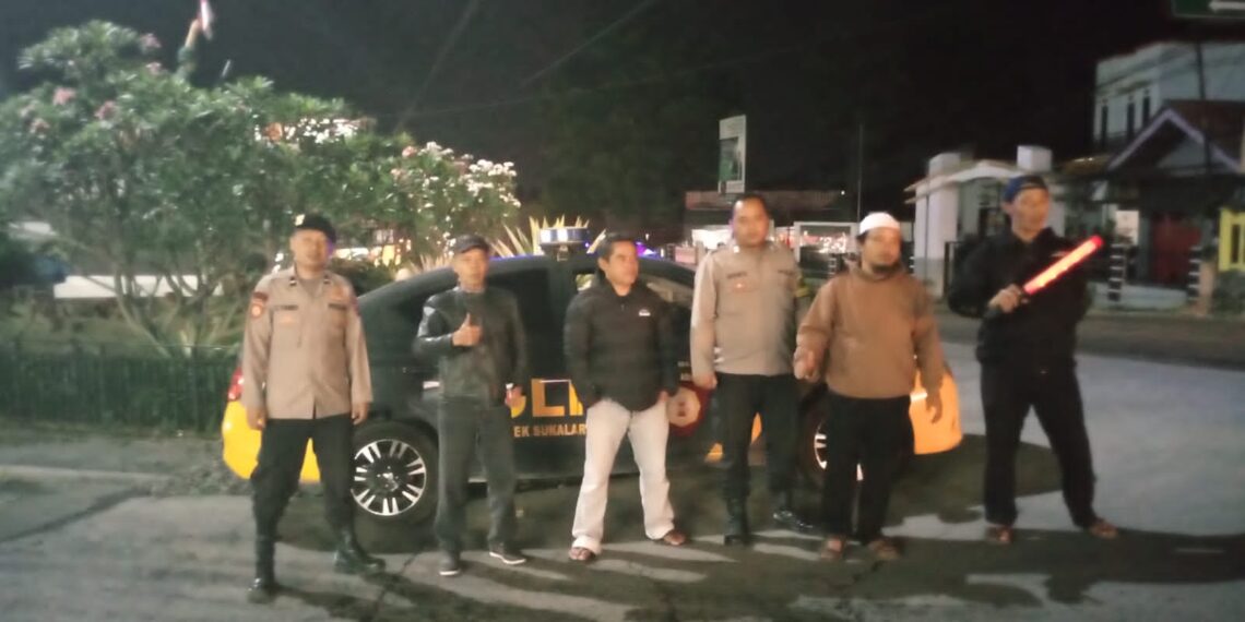 Patroli Strong Point Malam Hari Wujudkan Situasi Kamtibmas Yang Aman Dan Kondusif