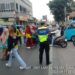 Antisipasi Kemacetan, Unit Lantas polsek sukalarang Gelar Gatur Sore Pasca Bubaran Karyawan Pabrik