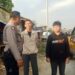 Anggota Samapta Polsek Cibeureum melaksanakan patroli Sore hari serta Strong Point di jalan Lingkar selatan antisipasi Gukamtibmas