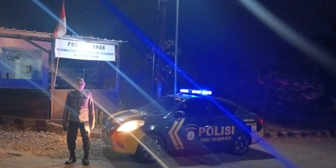 Polsek Cikole Laksanakan Giat Patroli pada Malam Hari
