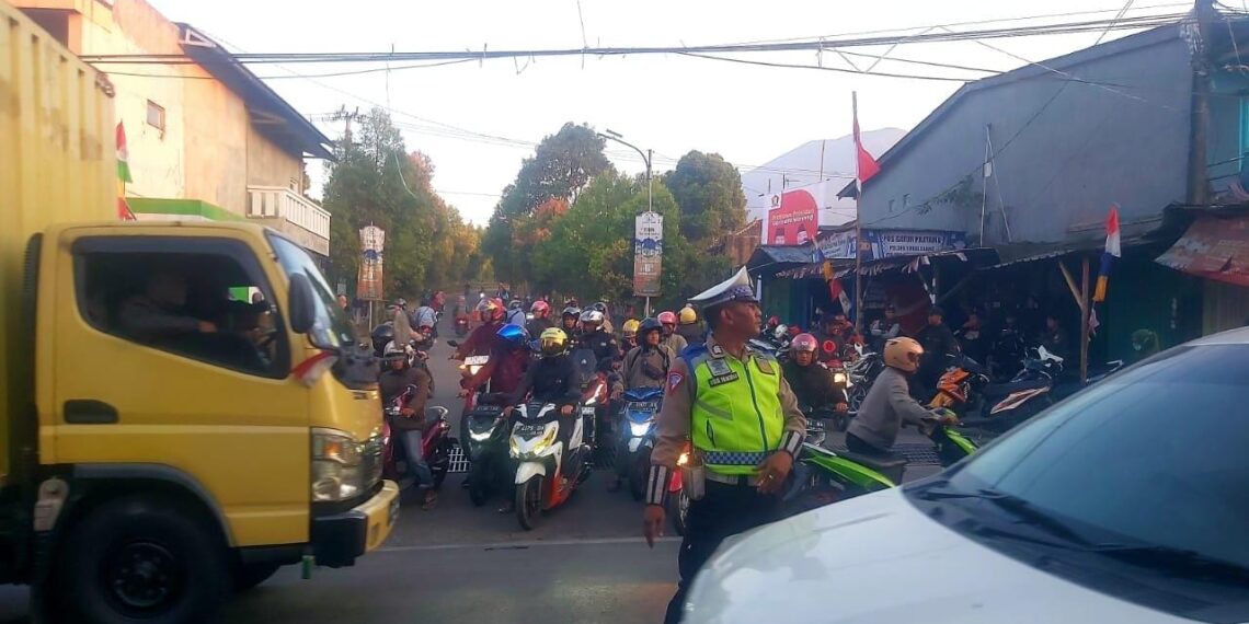 Gatur Lalin Pagi, Bentuk Pelayanan Polri Kepada Masyarakat Antisipasi Kemacetan