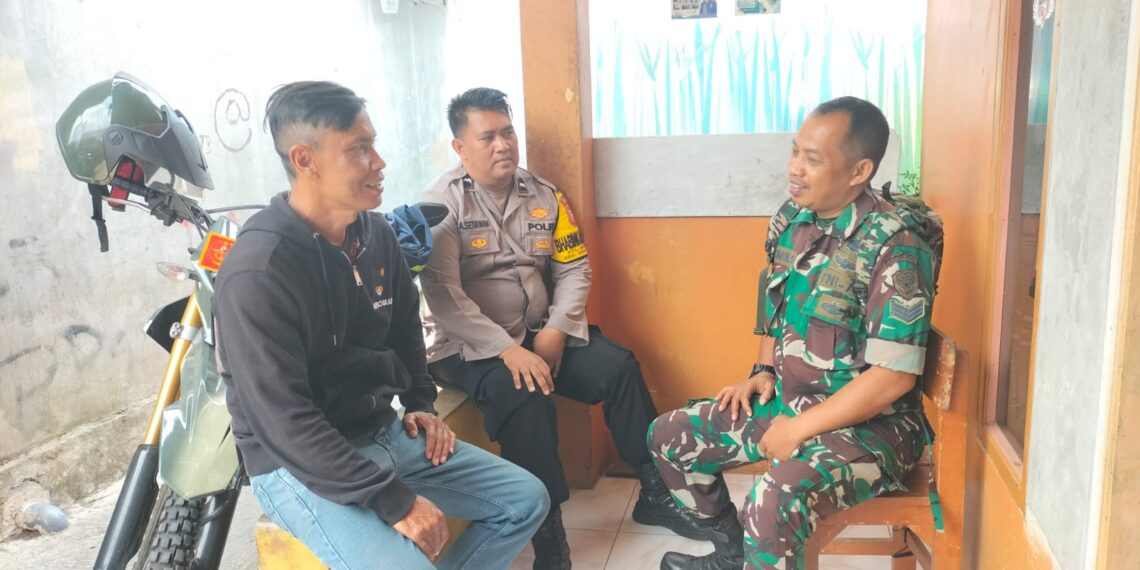 Anggota Bhabinkamtibmas Polsek Warudoyong kembali melaksanakan sambang / silaturahmi  kepada Bapak Suhanda