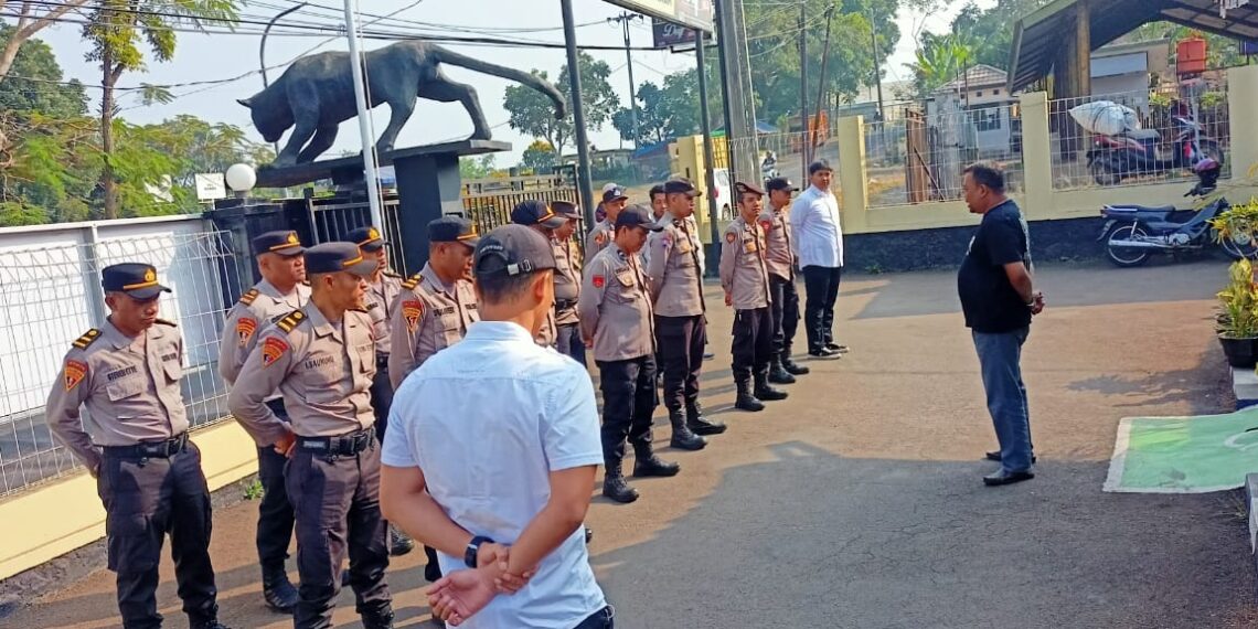 Laksanakan Gelar Apel Pagi Polsek Citamiang Sebagai Bentuk Kedisiplinan