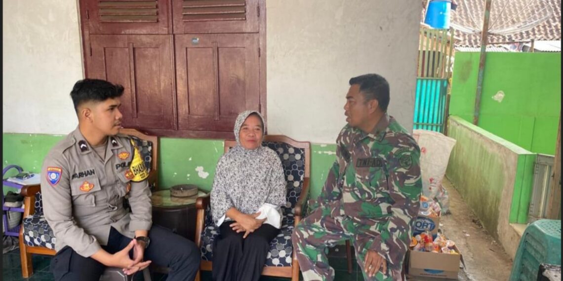 Sinergitas TNI-POLRI Bhabinkamtibmas dan Babinsa Sambangi Warga Binaan.