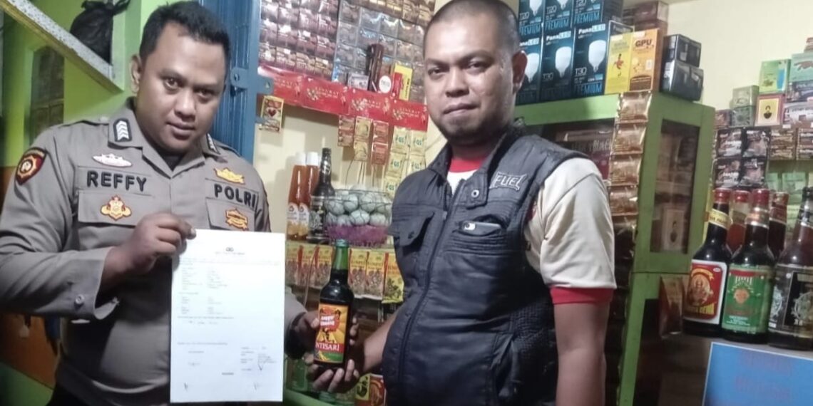 Jaga Gukamtibmas (Gangguan Keamanan dan Ketertiban Masyarakat ), dan Berantas peredaran miras,polsek cisaat gelar razia miras