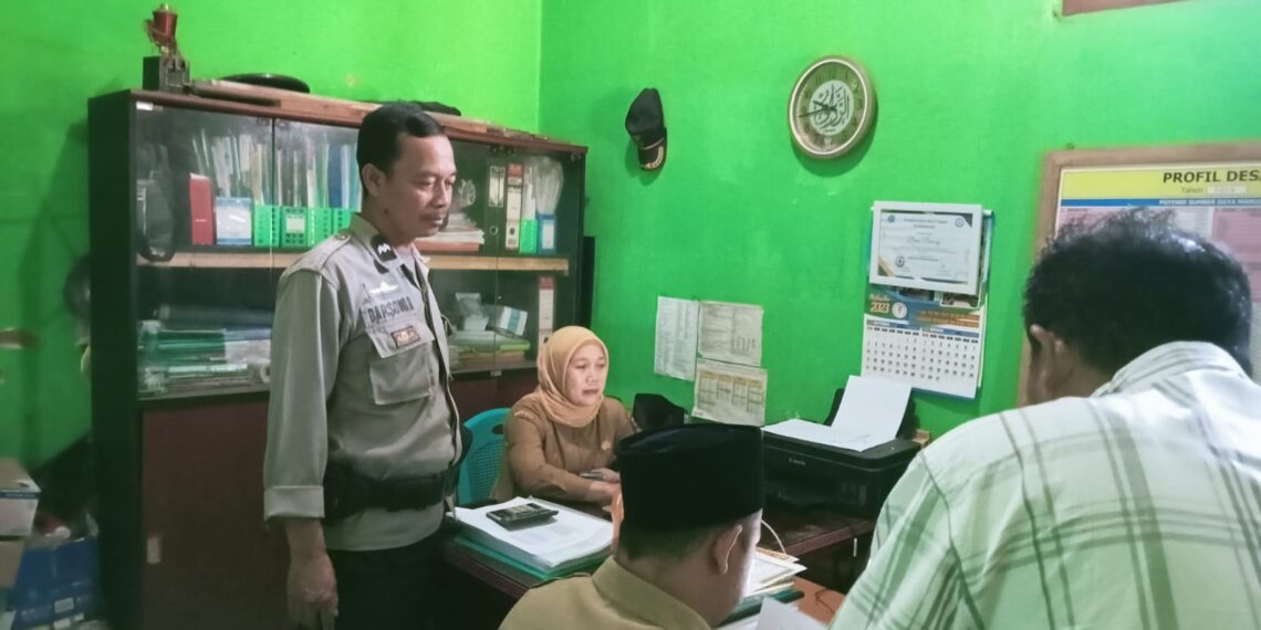 Kanit Samapta Polsek Cireunghas, Laksanakan Sambang Dan Silaturahmi Kepada Sekdes Bencoy
