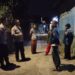 Bhabinkamtibmas Polsek Cikole Sambangi Warganya Yang Sedang Ronda Malam