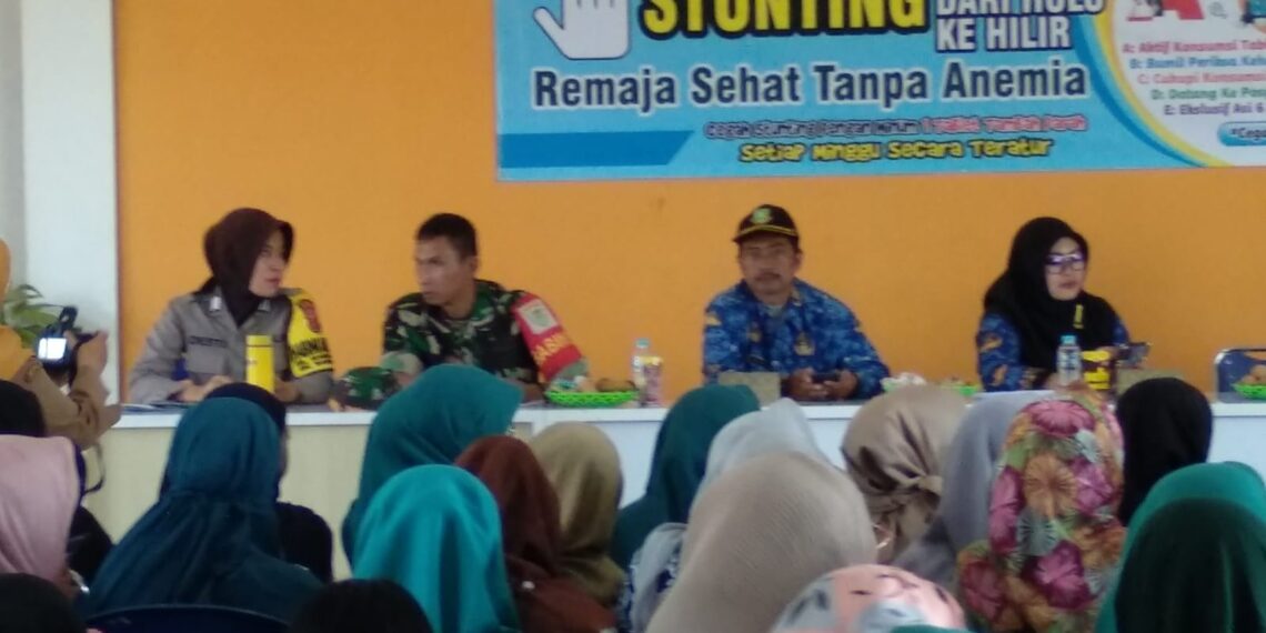 Polsek Warudoyong Menghadiri Giat Cegah Stunting Remaja Sehat Tanpa Anemia