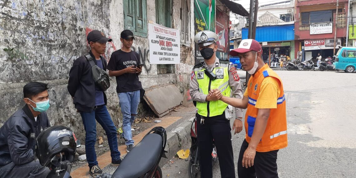 Anggota Unit Lantas Polsek Warudoyong Optimalisasi Kegiatan Dikmas Lantas