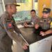 Polsek Cisaat Menyambangi Sat Pol PP Kecamatan Cisaat