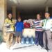 Pelaksanaan Dikmas kepada para pengguna Jalan raya di Bundaran Sukaraja