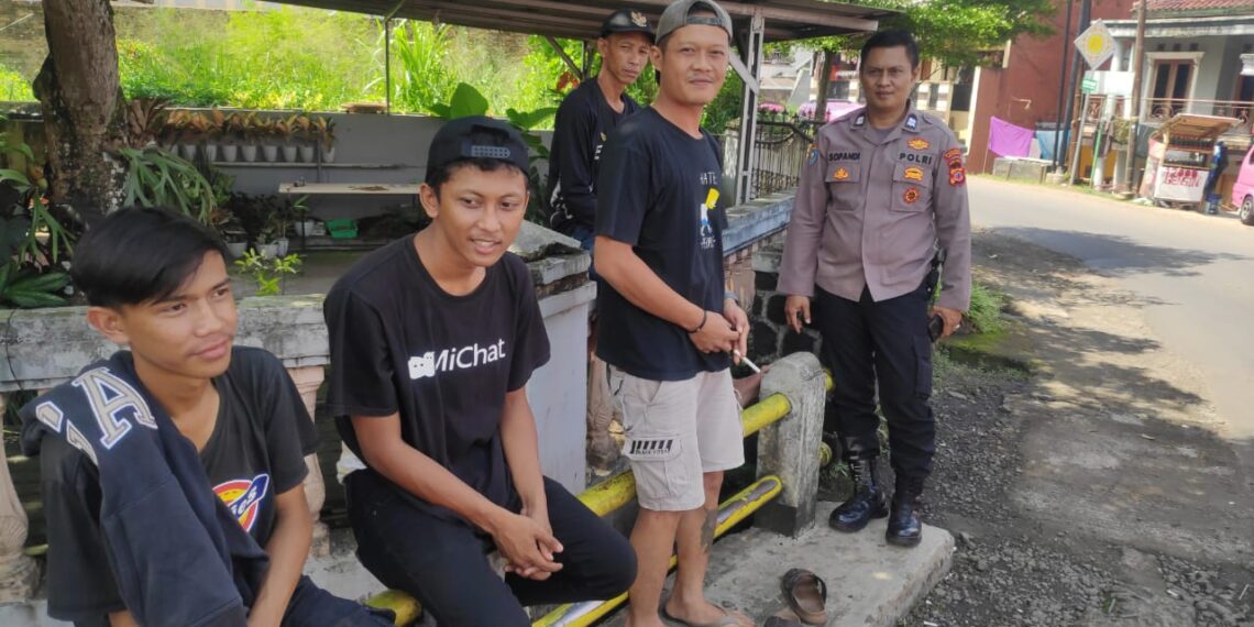 Kanit Binmas Polsek Kebon Pedes Sampaikan Pesan menjaga Keamanan dan Ketertiban Masyarakat