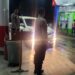 Polisi Polsek Sukalarang Melaksanakan Patroli  Malam Kontrol SPBU Antisipasi Gangguan Kamtibmas