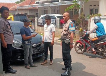 Polsek Citamiang Patroli Dialogis Sambangi Warga.