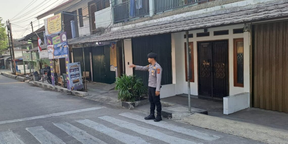 Gatur Pagi Hari Polsek Citamiang Sebagai Bentuk Pelayanan Kepada Masyarakat