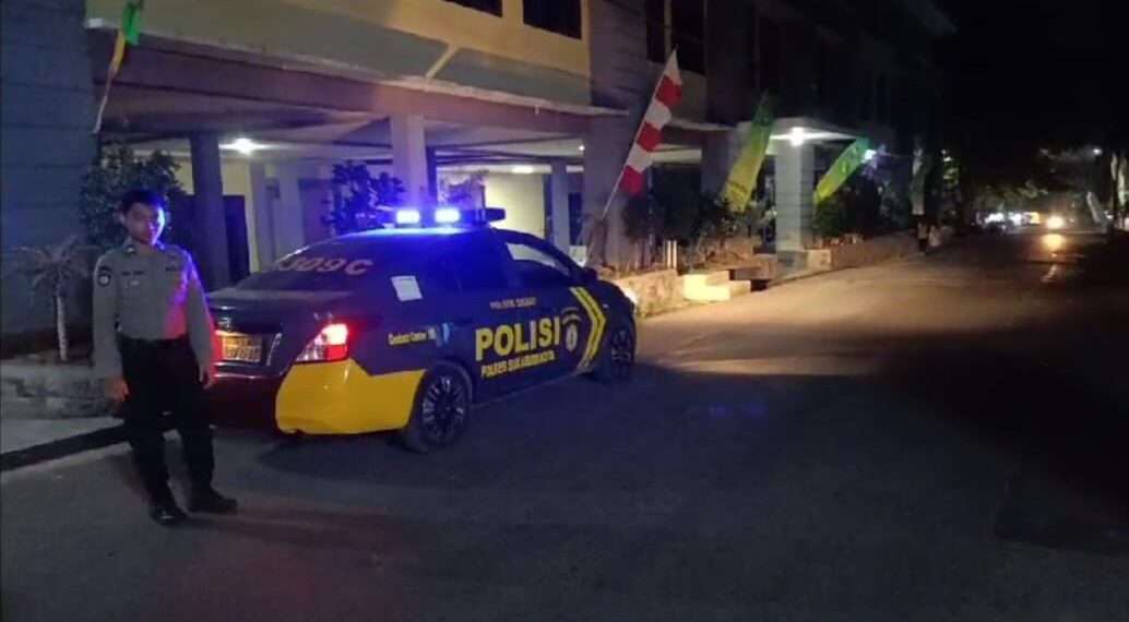 UNIT SAMAPTA POLSEK CISAAT LAKSANAKAN PATROLI MALAM CEGAH GUKAMTIBMAS
